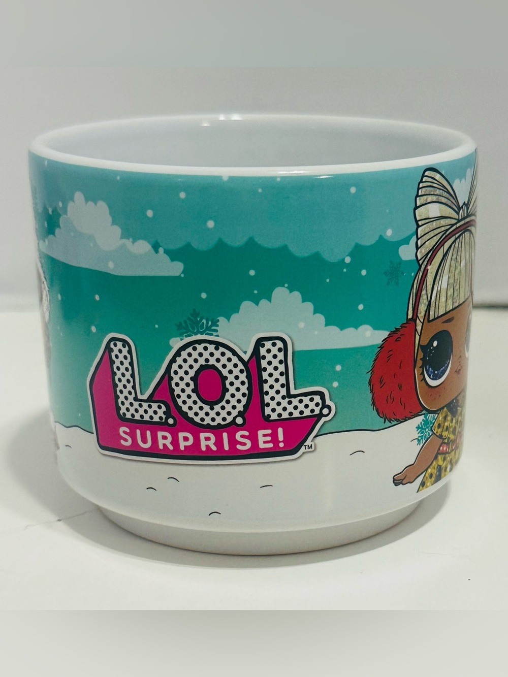L.O.L. Surprise! White Ceramic Mug with 9 Figures